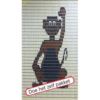 Vliegengordijn bouwpakket aap 90x210cm