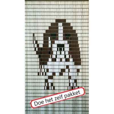 Vliegengordijn bouwpakket hond 90x210cm Vliegengordijn bouwpakket hond 90x210cm