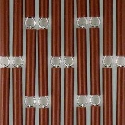 Vliegengordijn op maat: hulzen verspringen bruin (bouwpakket) Vliegengordijn op maat: hulzen verspringen bruin (bouwpakket)