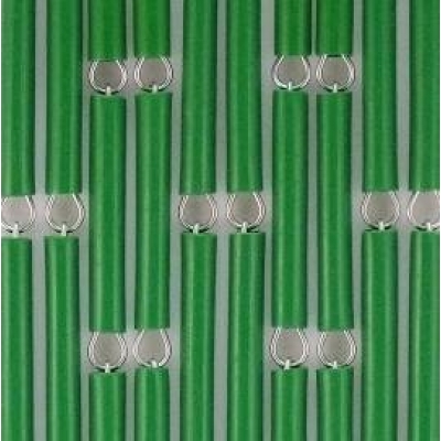 Vliegengordijn op maat: hulzen verspringen groen (bouwpakket) Vliegengordijn op maat: hulzen verspringen groen (bouwpakket)
