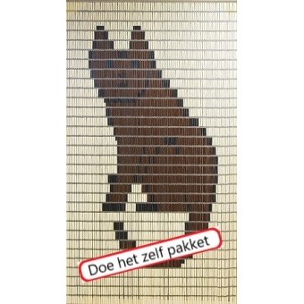 Vliegengordijn bouwpakket kat 90x210cm