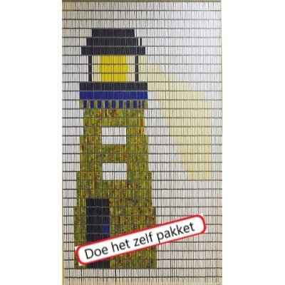 Vliegengordijn bouwpakket vuurtoren 90x210cm Vliegengordijn bouwpakket vuurtoren 90x210cm