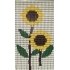 Vliegengordijn zonnebloemen 90x210cm
